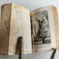 1870 BONE BINDING CATHOLIC PRAYER BOOK in FRENCH & LATIN antique