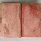 1870 BONE BINDING CATHOLIC PRAYER BOOK in FRENCH & LATIN antique