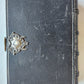 1886 GERMAN HYMNAL BOOK w/ SILVER CLASP antique