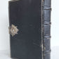 1886 GERMAN HYMNAL BOOK w/ SILVER CLASP antique