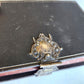 1886 GERMAN HYMNAL BOOK w/ SILVER CLASP antique