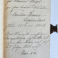 1886 GERMAN HYMNAL BOOK w/ SILVER CLASP antique