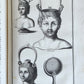 1719 CULTS of ROMANS & GREEKS antique FOLIO RICHLY ILLUSTRATED w/ 104 PLATES