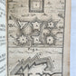 1715 MILITARY FORTIFICATIONS antique ILLUSTRATED w/ 21 PLATES in GERMAN