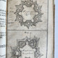 1715 MILITARY FORTIFICATIONS antique ILLUSTRATED w/ 21 PLATES in GERMAN
