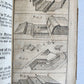 1715 MILITARY FORTIFICATIONS antique ILLUSTRATED w/ 21 PLATES in GERMAN