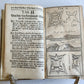 1715 MILITARY FORTIFICATIONS antique ILLUSTRATED w/ 21 PLATES in GERMAN
