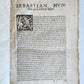 1568 COSMOGRAPHY by Sebastian Munster antique RARE ILLUSTRATED w/ MAPS VELLUM
