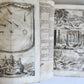 1696 ILLUSTRATED Specula physico-mathematico-historica antique 2 FOLIO VOLUMES