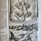 1696 ILLUSTRATED Specula physico-mathematico-historica antique 2 FOLIO VOLUMES