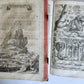 1696 ILLUSTRATED Specula physico-mathematico-historica antique 2 FOLIO VOLUMES