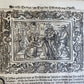 1701 BIBLE COMMENTARIES by J. Spangenberg antique ILLUSTRATED FOLIO in GERMAN