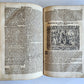1701 BIBLE COMMENTARIES by J. Spangenberg antique ILLUSTRATED FOLIO in GERMAN
