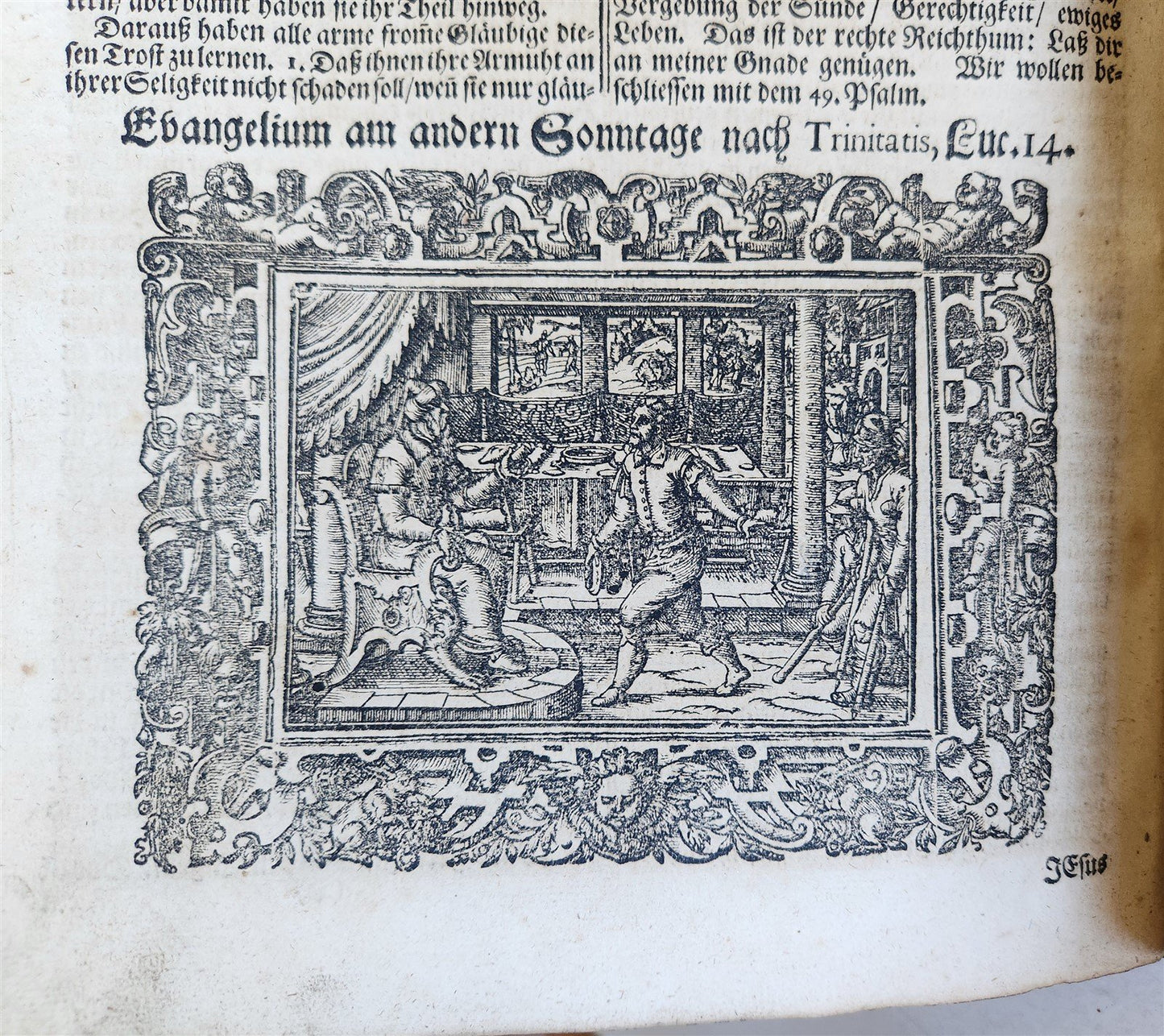 1701 BIBLE COMMENTARIES by J. Spangenberg antique ILLUSTRATED FOLIO in GERMAN