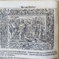 1701 BIBLE COMMENTARIES by J. Spangenberg antique ILLUSTRATED FOLIO in GERMAN