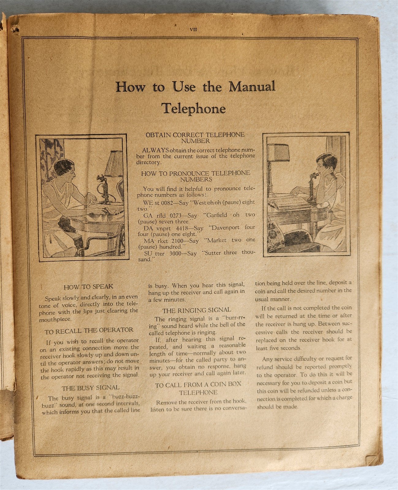 SAN FRANCISCO and BAY COUNTIES TELEPHONE DIRECTORY antique