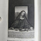 1876 PRAYER BOOK in GERMAN antique VELVET w/ SILVER EDGES BINDING