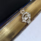 1876 PRAYER BOOK in GERMAN antique VELVET w/ SILVER EDGES BINDING