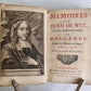 1709 MEMOIRES de JEAN de WIT Grand Pensionnaire de HOLLANDE antique VELLUM