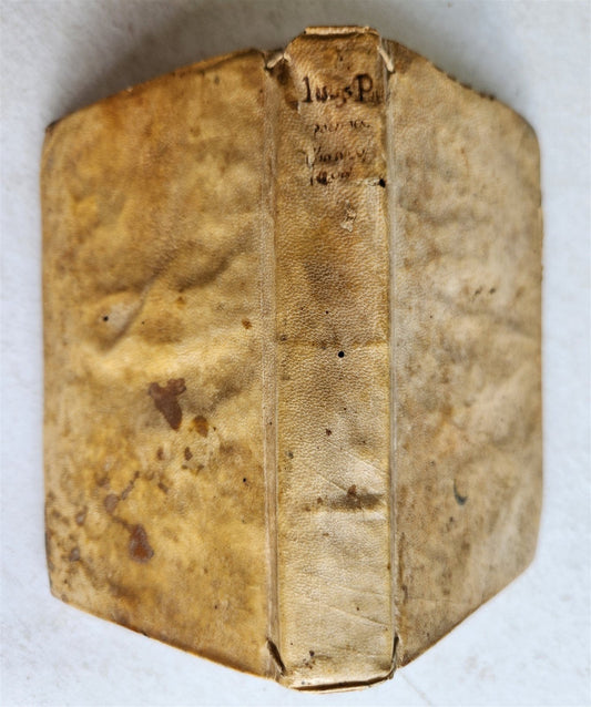 1733 JESUS PUER & SYLVIA antique LATIN Poetry VELLUM BINDING
