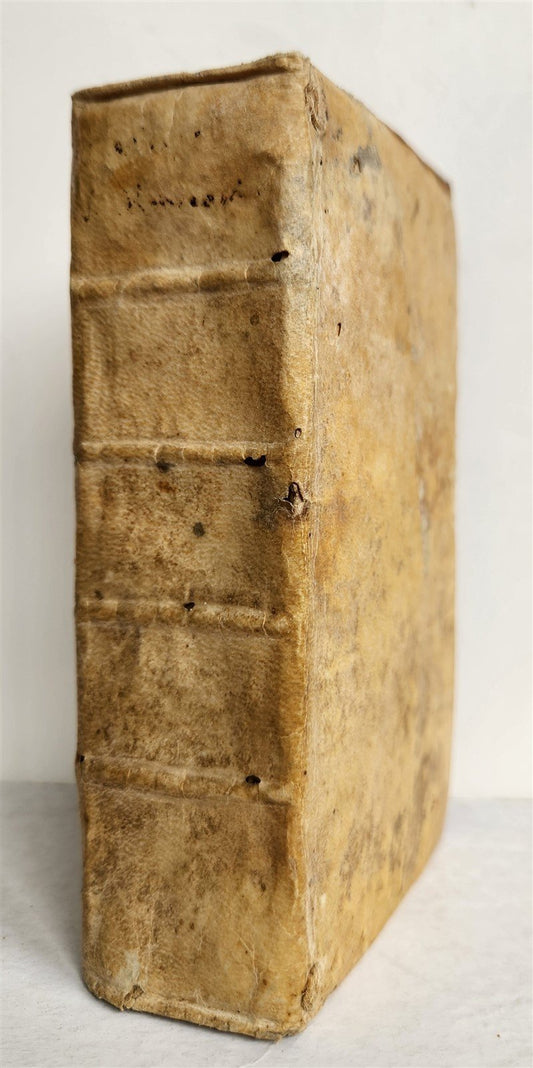 1714 COMPENDIO delle MADITAZIONI sopra la Vita di GESU' CRISTO antique VELLUM