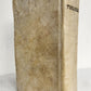 1776 LATIN ORATIONS by HORATIO TURSELLINO in ITALIAN antique VELLUM BINDING