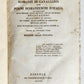 1830 ILLUSTRATED HISTORY of CAVALRY CHIVALRY antique in ITALIAN