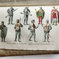 1830 ILLUSTRATED HISTORY of CAVALRY CHIVALRY antique in ITALIAN