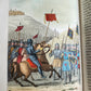 1830 ILLUSTRATED HISTORY of CAVALRY CHIVALRY antique in ITALIAN