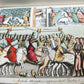 1830 ILLUSTRATED HISTORY of CAVALRY CHIVALRY antique in ITALIAN