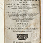 1740 ITALIAN LANGUAGE TREATISE by Giovanni Margini antique VELLUM BOUND