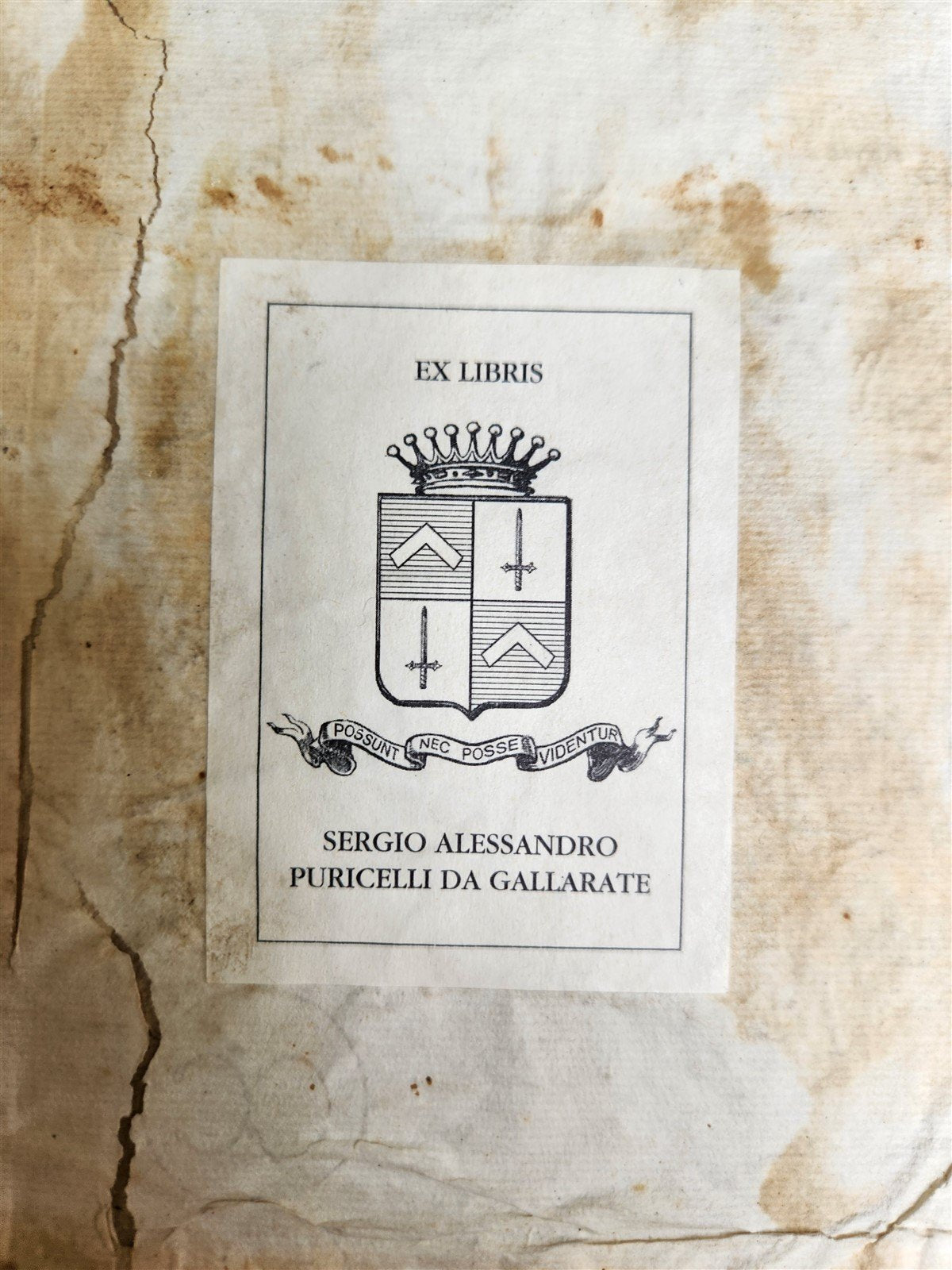 1687 DISPREGIO DELLA VANITA DEL MONDO by DIEGO STELLA antique VELLUM BOUND