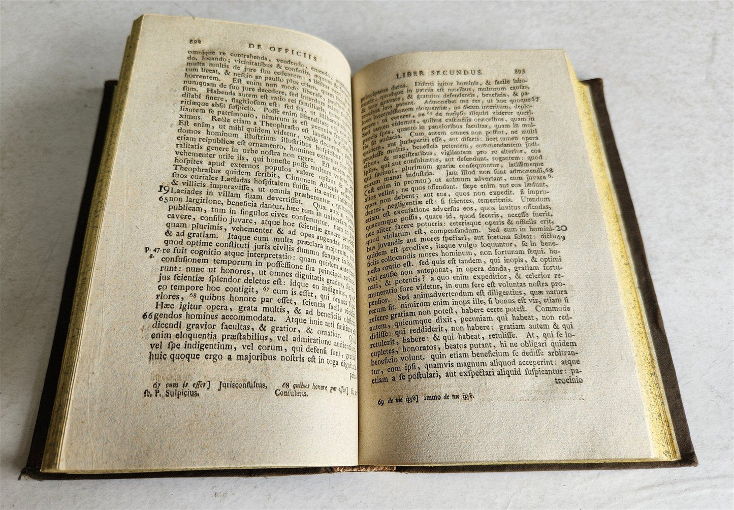 1776 M. TULLII CICERONIS OPERA OMNIA antique in LATIN