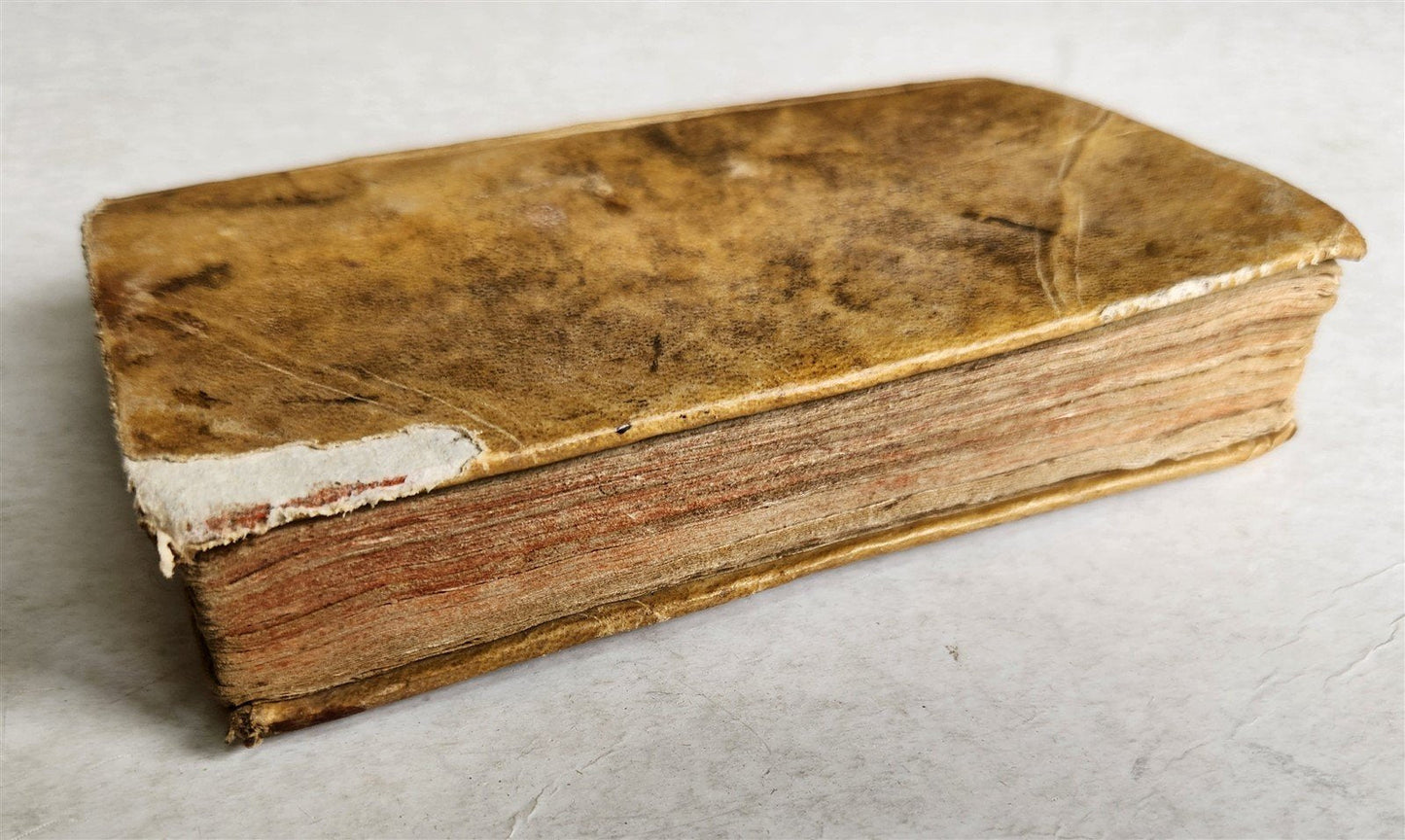 1785 HORACE POETRY antique VELLUM BOUND