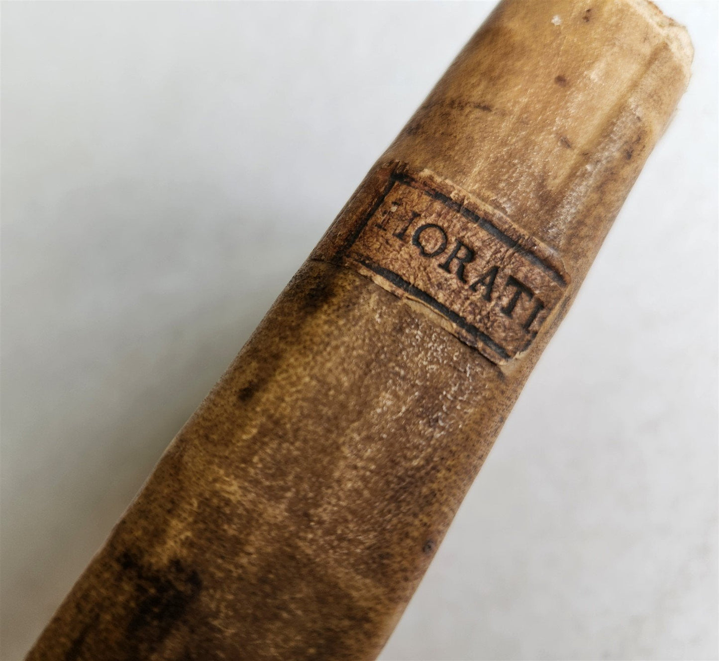 1785 HORACE POETRY antique VELLUM BOUND