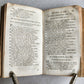 1785 HORACE POETRY antique VELLUM BOUND