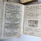 17th - 18th CENTURY LOT of 9 antique VELLUM BOUND BOOKS decorative