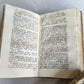 17th - 18th CENTURY LOT of 9 antique VELLUM BOUND BOOKS decorative