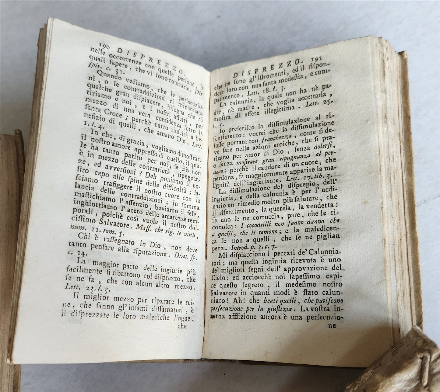 17th - 18th CENTURY LOT of 9 antique VELLUM BOUND BOOKS decorative