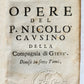 1691 LA CORTE SANTA by NICOLO CAUSINO antique VELLUM BOUND