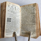 1691 LA CORTE SANTA by NICOLO CAUSINO antique VELLUM BOUND