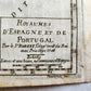 1748 SMALL MAP of PORTUGAL Antique