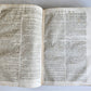 1758 BIBLE COMMENTARIES by J. MENOCHII antique PIGSKIN BOUND FOLIO