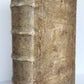 1710 DEPICTION of LUCIFER BATTLING w/ CHRISTIAN ARMY antique PIGSKIN BOUND FOLIO