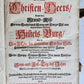 1710 DEPICTION of LUCIFER BATTLING w/ CHRISTIAN ARMY antique PIGSKIN BOUND FOLIO