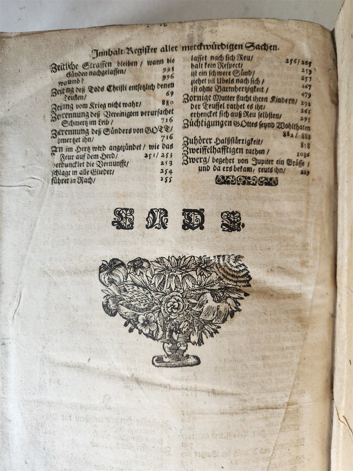 1710 DEPICTION of LUCIFER BATTLING w/ CHRISTIAN ARMY antique PIGSKIN BOUND FOLIO