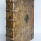 1770 BIBLE in GERMAN antique PIGSKIN FOLIO w/ BRASS FITTINGS illustrated w/ MAPS