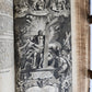 1770 BIBLE in GERMAN antique PIGSKIN FOLIO w/ BRASS FITTINGS illustrated w/ MAPS