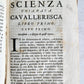 1716 CHIVALRIC SCIENCE in ITALIAN antique VELLUM scienza chiamata cavalleresca