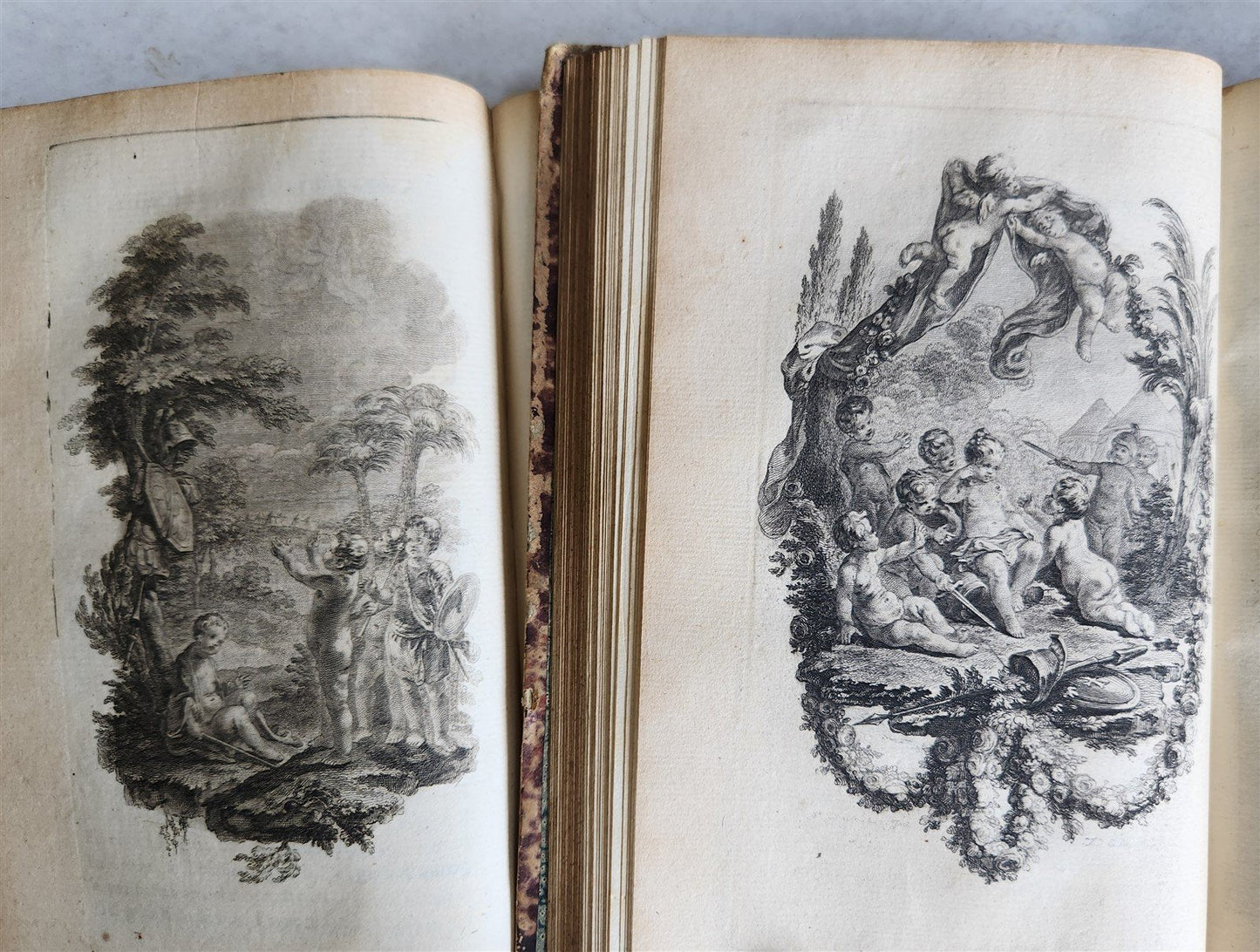 1792 GERUSALEMME LIBERATA by TORQUATO TASSO ITALIAN antique ILLUSTRATED 2 vols